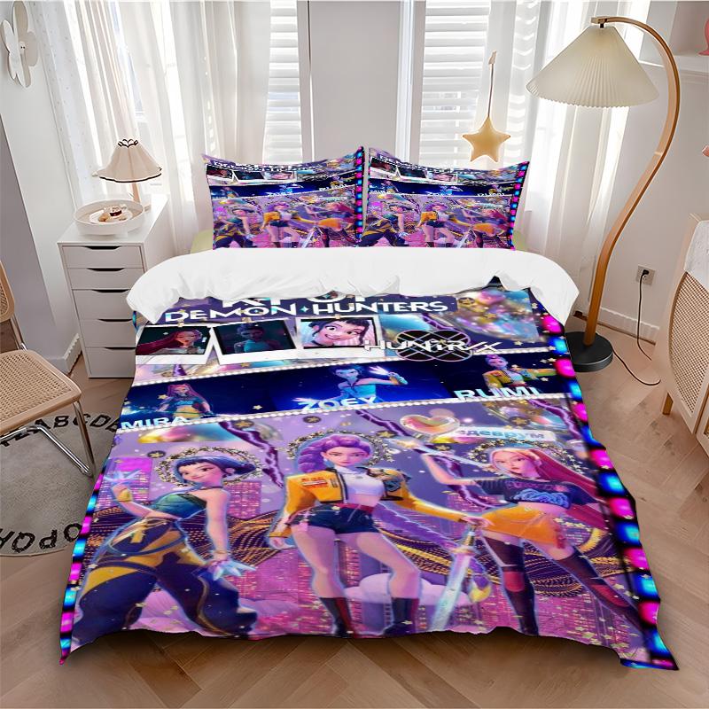 Kpop Stars Bettwäsche 3-teiliges Set HD-Druck Bettbezug Kissenbezüge Für Teenager Erwachsene Schlafzimmerdekoration Weihnachtsgeschenk C9211302