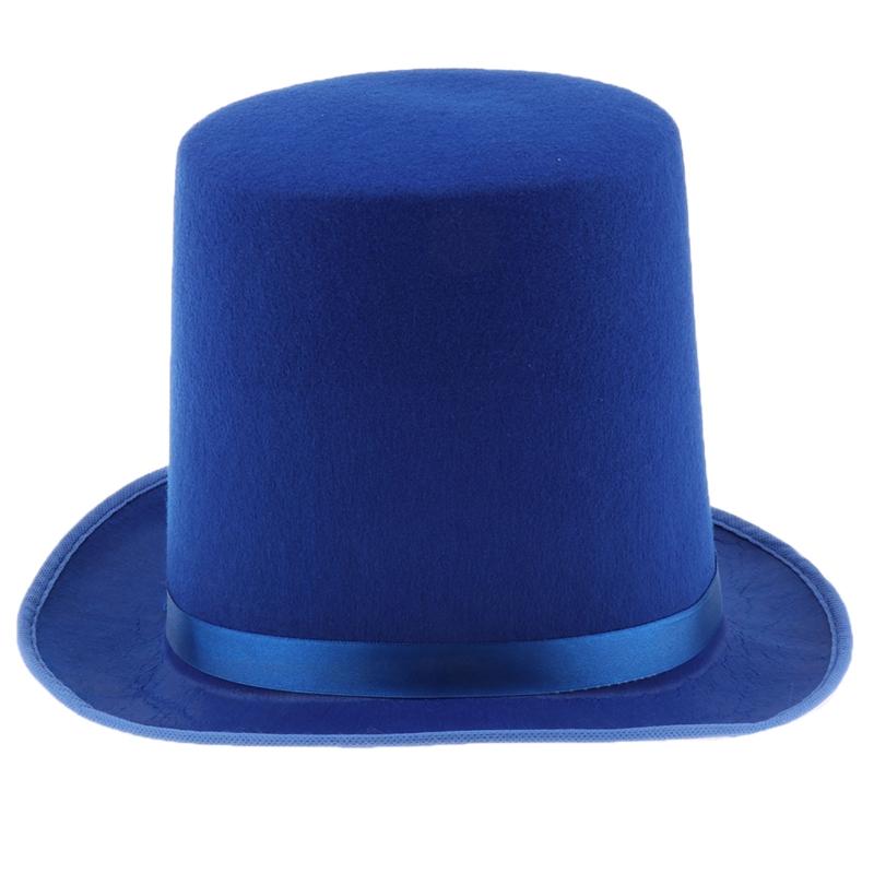 Zauberer-Zylinder, schwarzer Zylinder, Zauberer-Hut, Jazz-Bühnenauftritte, Bowler-Zylinder, Kostüm