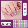 French Tip Nail Sticker Glittering Nails Polish Stickers Flowers Gels Nail Strips Nail Art Decortions Manicures Supplies