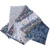 6Pcs Cotton Fabric Twill Printing Cloth       Quilting Sewing Craft 50x40cm(Pink(6 colors) )