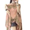 Versatile Off-Shoulder Sunscreen Cape for Women - Lightweight Summer Shawl
