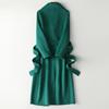 Autumn and Winter New Double-sided Woolen Cashmere Coat Women's Long Slim and Thin High-end Fashion Fashion Woolen Coat
