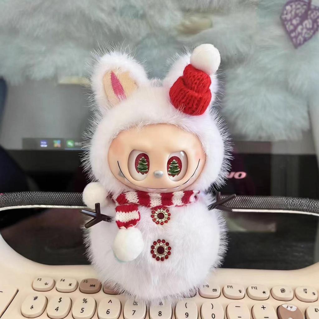 Yeti Labu Doll Pendant, Elk Fourth Generation and Fifth Generation Labu Cloth Plush Doll Blind Box Pendant