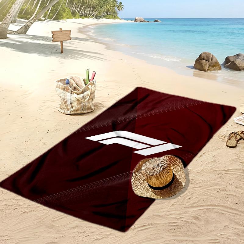 Asciugamano da Spiaggia Stampa F1 Morbido Portatile Asciugatura Rapida?Asciugamano Asciutto Per Piscina Vacanza Estiva Sport all'Aperto