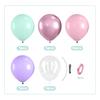 12inch-30pcs Pink Purple Gold Latex Balloon Set with Confetti, Suitable for Weddings, Birthdays, Popular Parties, Bridal Showers