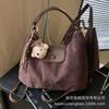 Casual Retro Suede Women's Backpack 2025 New Commuter Versatile Back Bag Multi-purpose Shoulder Tote Bag