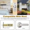 Door Handle with Lock, Reversible Door Handles, Privacy Door Lever, Internal Door Handle Knob Sets, Security Door Lock Set, Entry Door Lever with Keys