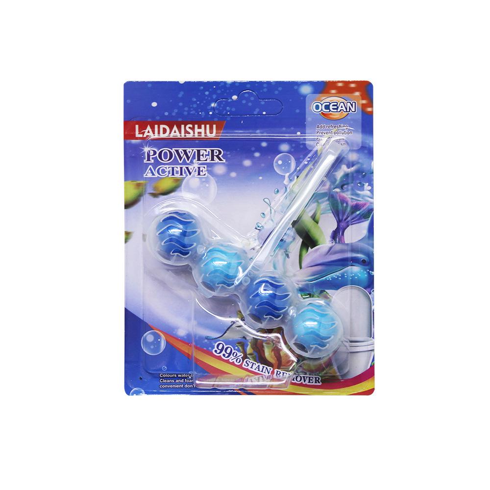 Toilet Bowl Cleaner Air Freshener Balls - Long-Lasting Scent with Hanging Hook