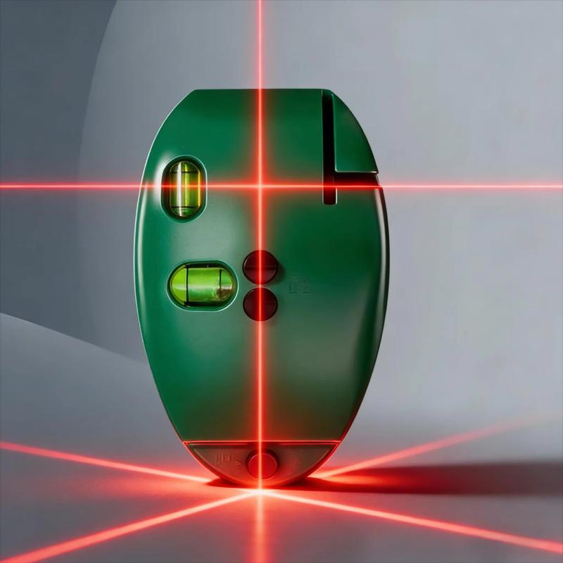 1Pcs Electronic Infrared Line Level 90 Degree Laser Level High Precision Long Distance Wall Level Tool Measuring Instrument