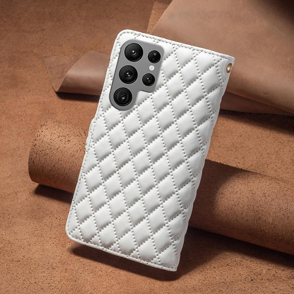 Luxus Lanyard Diamant-Typ Klassische Lederhülle Für iPhone 14 15 16 Pro Max 16Plus 13 12 11 Pro XS Max XR Holster Reißverschluss Geldbörse Kartenhülle