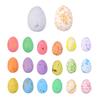 40 Pcs Fake Easter Eggs DIY Foam Colored Eggs Easter Basket Fillers Faux Speckled Eggs for Easter Wreaths Hats Decor