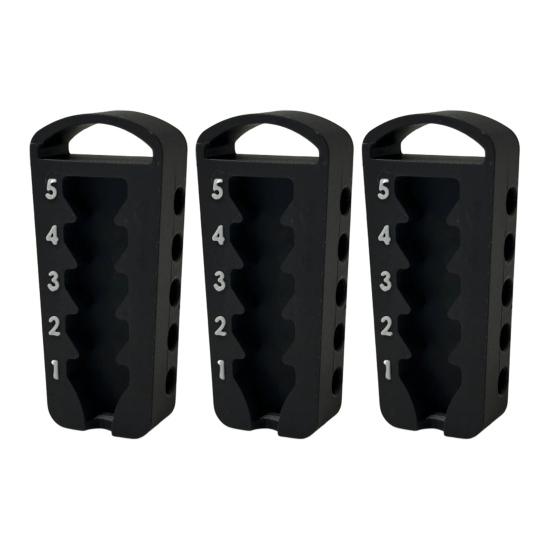 Golf Tee Height Adjuster 5 Settings Universal Tee Height Tool 3D Printed Tee Height Setter for Consistent Swings Golfers Gift