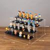 Black Handmade Toy Display Rack 1/2/3/4/5 Layer Ladder Shelf for Building Block Model Doll Office Cosmetics Storage