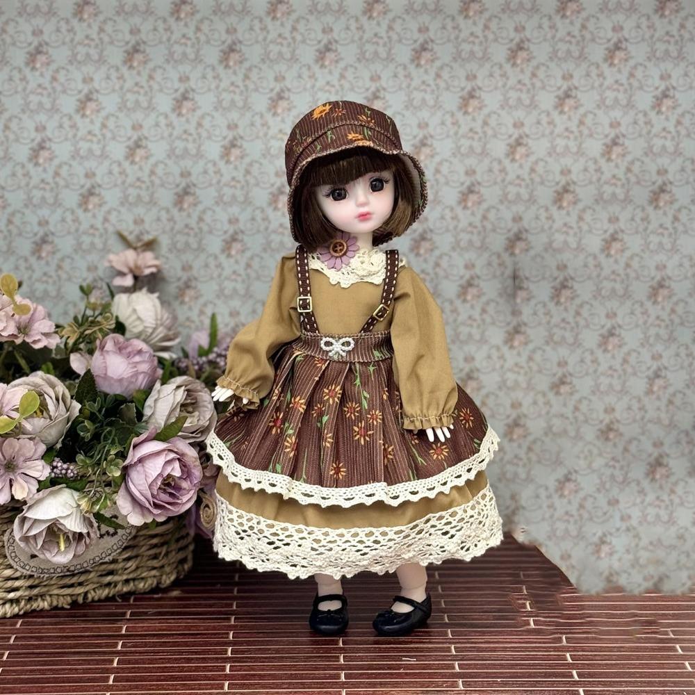 Long Hair Princess Dress Up BJD Dolls Attractive Eyes Princess Makeup Ball Joint Doll  Children