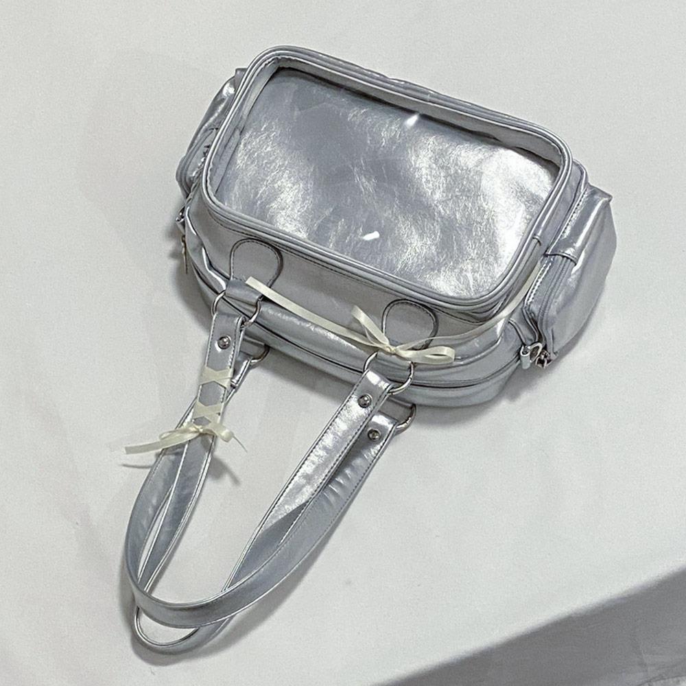 Japanese Uniform JK Shoulder Bag Large Capacity Transparent Shoulder Crossbody Bag Student School Bags Itabag Women