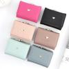 Жіночий гаманець Металевий гаманець Love Heart Fashion Letter Mini-Tri-fold Multi-slots Cards Pocket Short Slim Wallet Coin