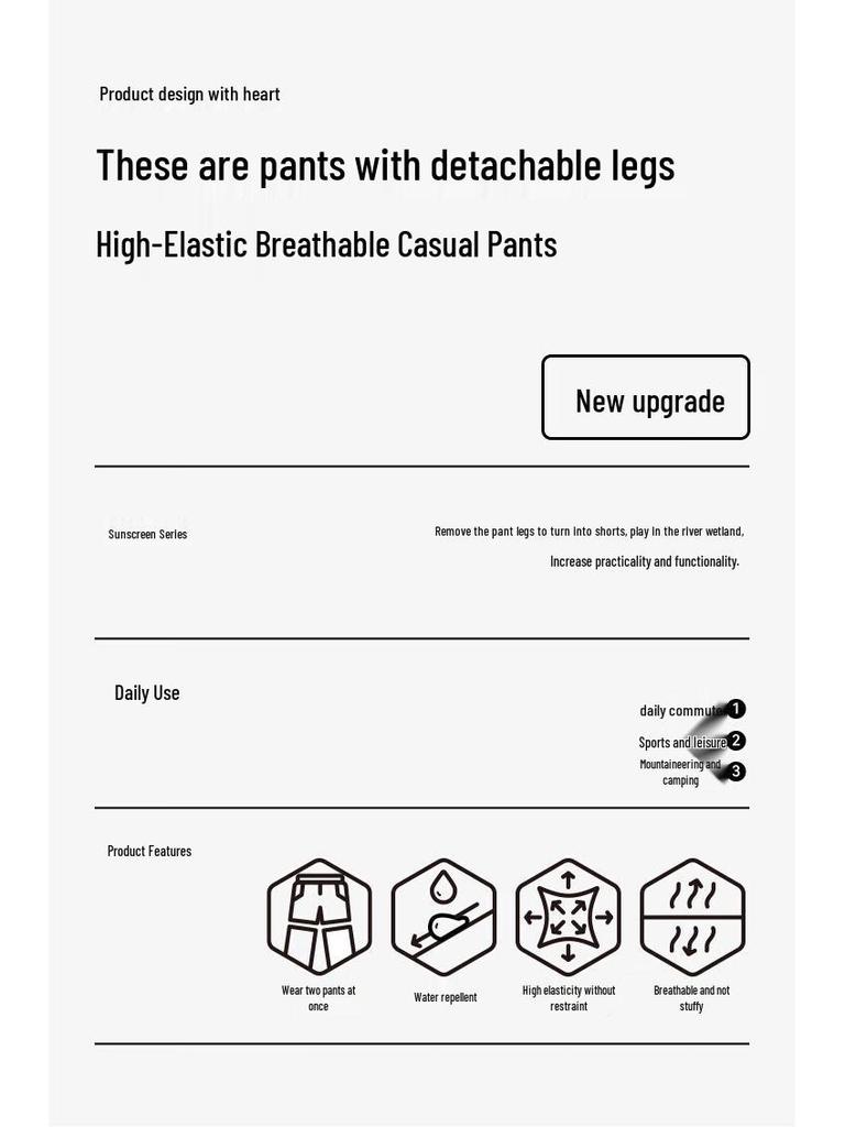 PELLIOT Men's Quick-Dry Hiking & Casual Pants 11421415