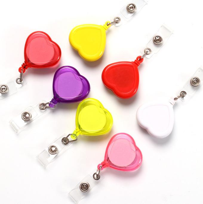 Qiuyu Retractable Badge Holder with Epoxy Key Yoyo