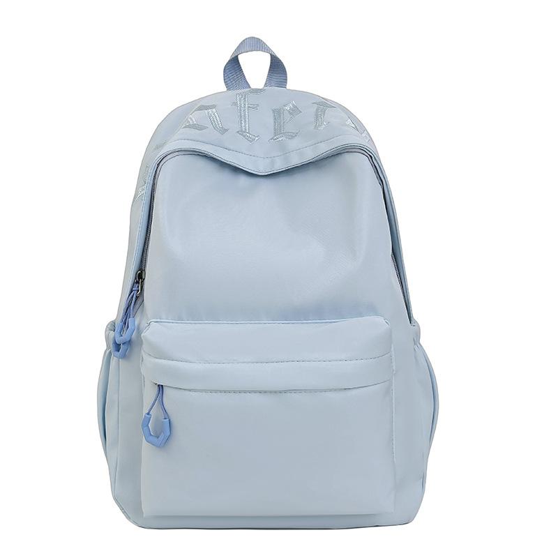 Schoolbag Wholesale Large Capacity School Bag Female Junior High School Student Girl Simple Japanese High School Student Backpack Design Sense
