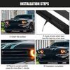 Front Grill Grille Insert Cover Trim Accessories for Dodge Challenger 2015-2023