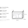 New MCM Essential Visetos Origina PVC Leather Clutch Women's Brown MXZBSVI14CO001