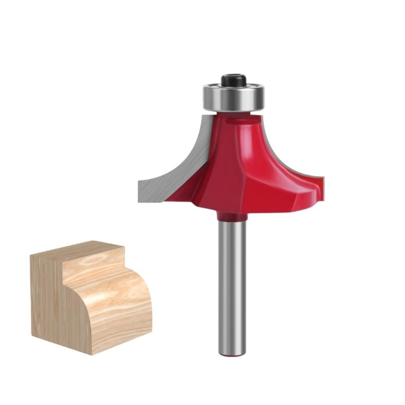 1/4inch Shank Bearing Corner Round Router Bit Trimming Cutter Trimming Machine Milling Cutter Woodworking Accessories