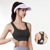 Solid Color I-shaped Sports Bra Anti-shake Design Yoga Underwear  Running