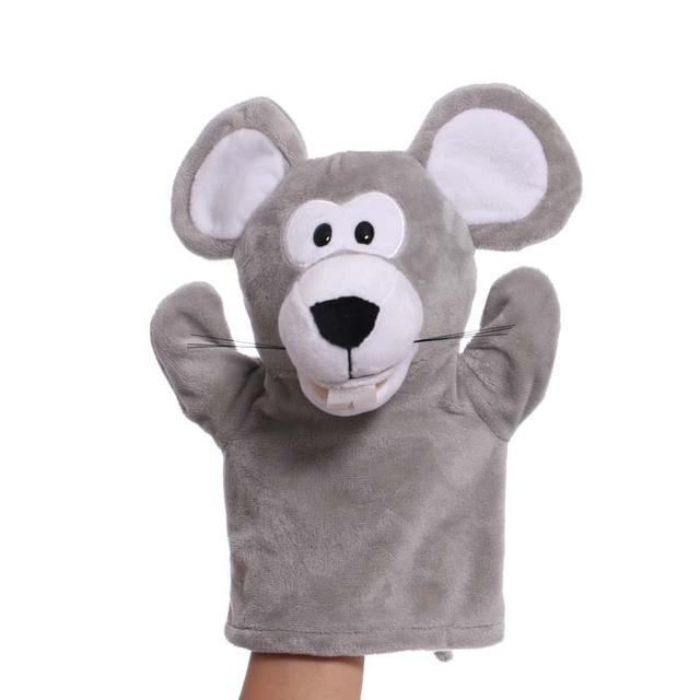 Blød Plysdyr Dukke Plysdyr Dukke Pædagogisk Baby Legetøj Løve Elefant Abe Giraf Tiger Kanin Kawaii Hånd Fingerdukke