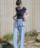 MIXXO Shirt Color Block Short Sleeve T-Shirt_Miwhwg528A Miwhwg87Qa