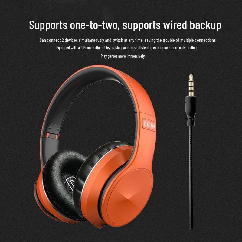 Private Model Foldable Over-Ear Wireless Bluetooth Sports Headphones with Heavy Bass and Extended Battery Life
