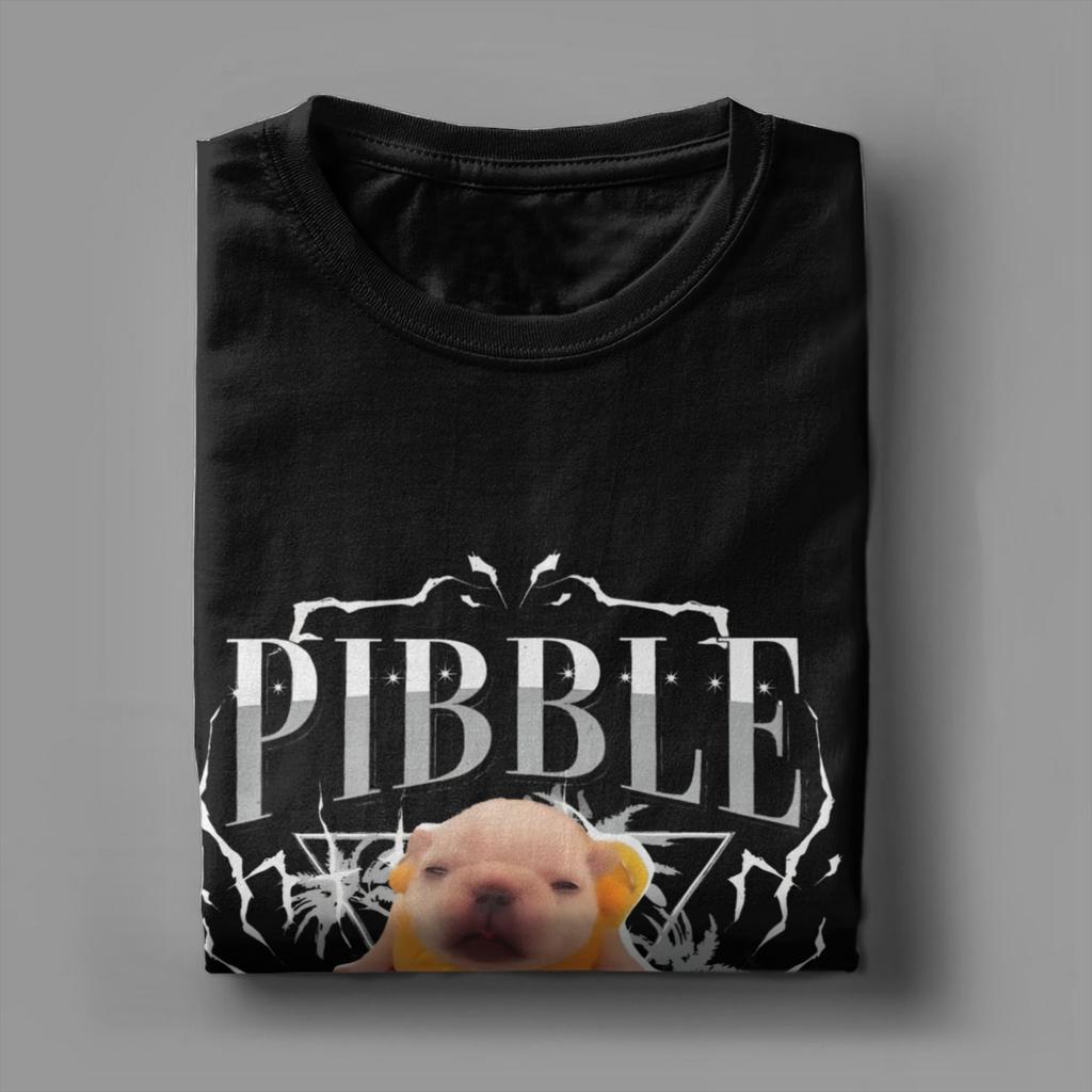 Unisexové tričko s krátkým rukávem a vtipným meme s motivem Pibble Wash My Belly pro všechna roční období, 100% bavlna.