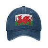 Bandiera del Galles Drago Gallese Cappellino di Jeans Cappellini da Baseball Casual Cappello Regolabile Cappellini da Baseball Unisex Estivi