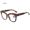 Anti Blue Light Reading Glasses for Women Men Jelly Wrapped Flower Square Presbyopia Eyeglasses Hyperopia Prescription Eyewear