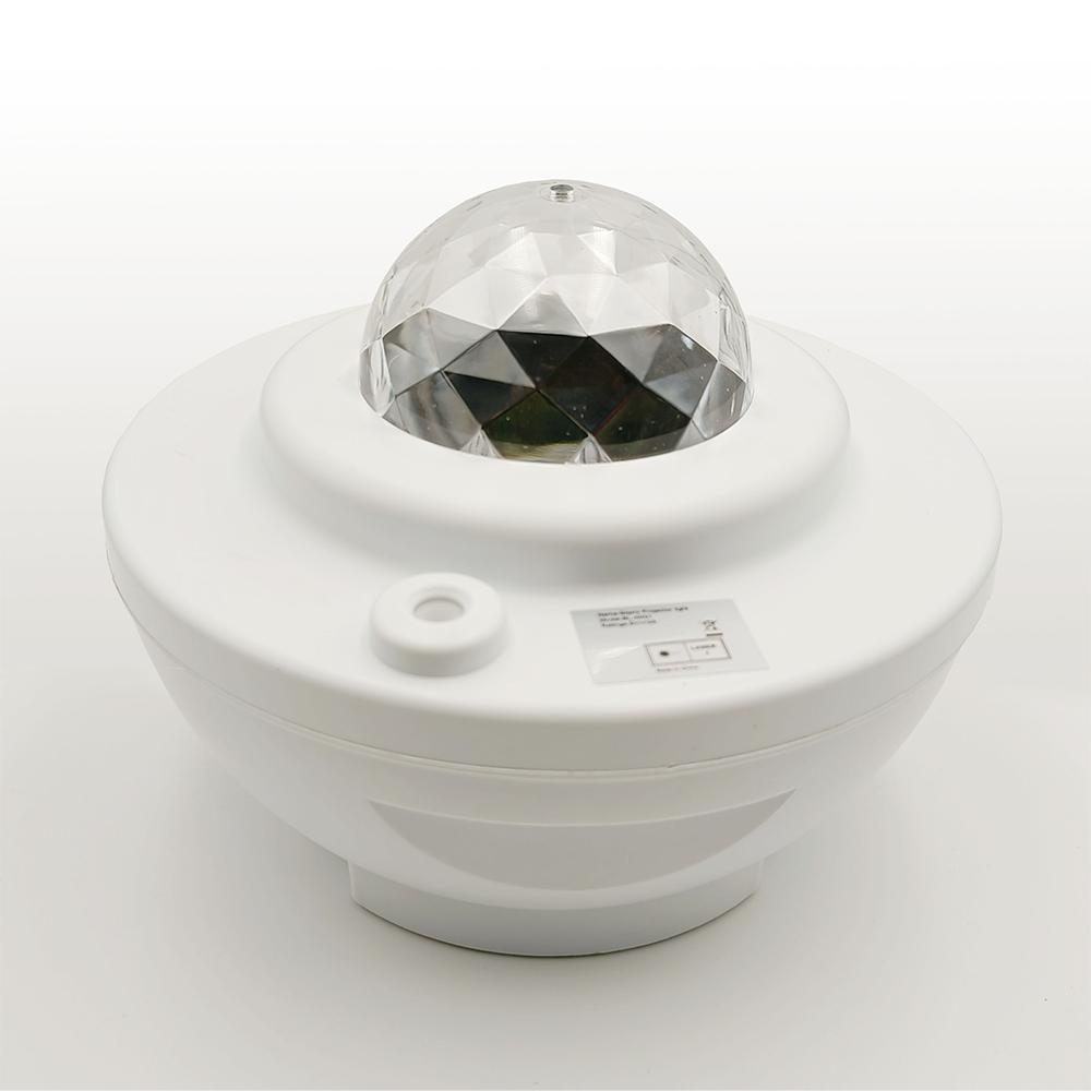 Star Projector With Bluetooth Speaker, Led Star Display, White