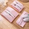 Tranparent PEVA Shoes Bag Portable Waterproof Duseproof Shoes Zipper Storage Bag Classified Hanging Shoes Storage Bags Closet