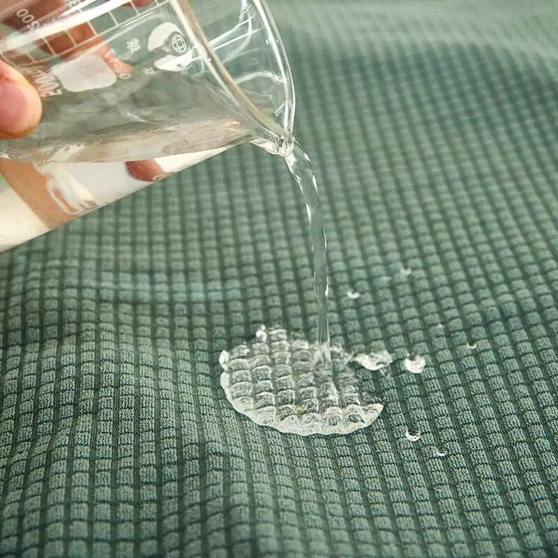 Wodoodporny Pokrowiec na Poduszkę Siedziska Sofy 1/2/3/4-osobowy Żakardowy Elastyczny Ochraniacz Mebli Pokrowce na Sofę w Kształcie L