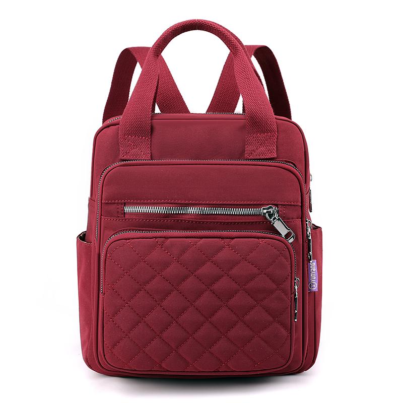 Quilted Backpack for Women – Stylish Multi-Use Bag with Multiple Pockets & Adjustable Straps – Perfect for Work, School & Daily Use