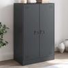 VidaXL Buffet Anthracite 67x39x107 Cm Steel, Cabinet, Side Cabinet, Storage Cabinet, Cabinets, Cupboard, Buffet 841663