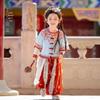 Girls' Chinese Hanfu Style Two-Piece Set