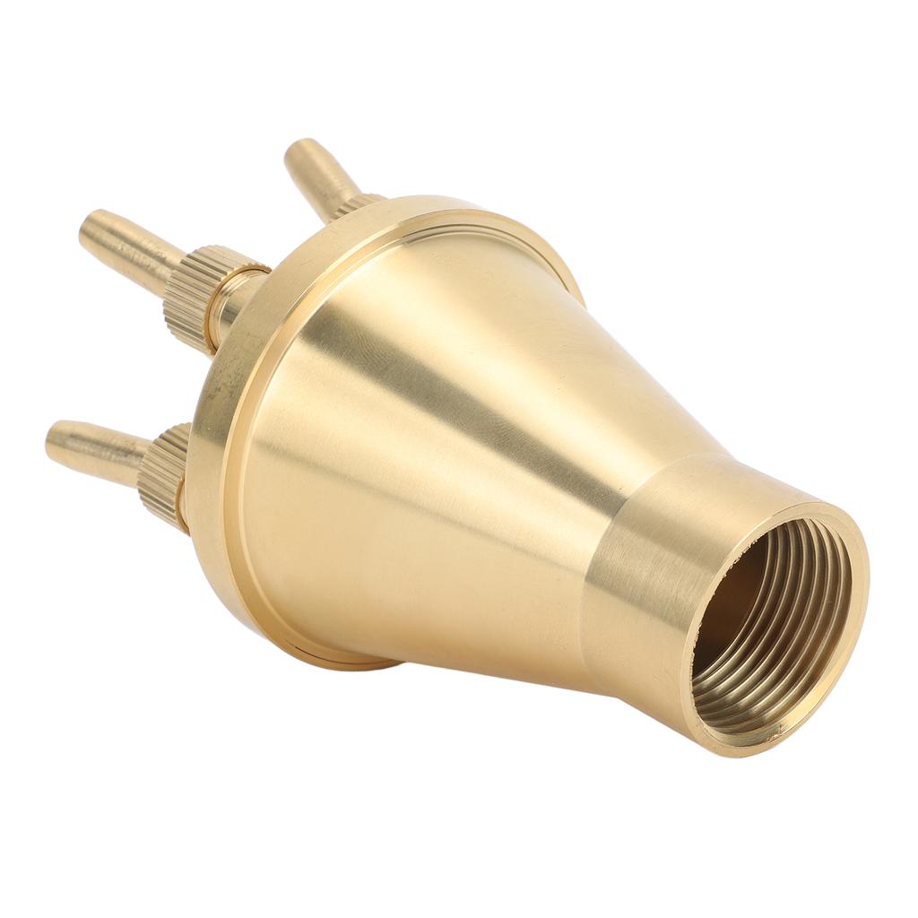 Copper Water Fountain Nozzle Direct Spraying Universal Adjust Pool Sprinkler Head for Garden G1