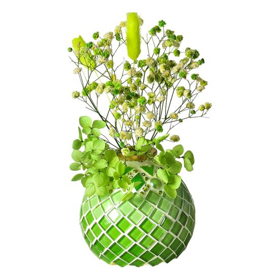 1 Set Handmade Mosaic Vase Kit with Wooden Vase Mosaic Tiles Tools Kids Adults Beginner Handcrafted