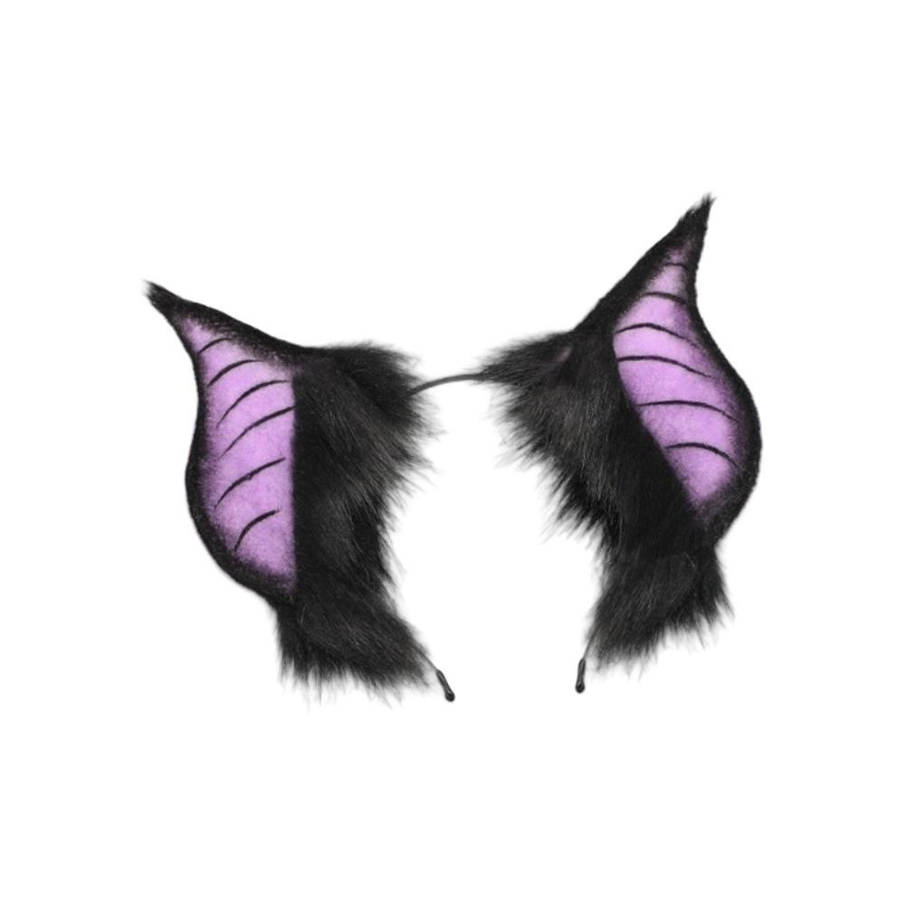 Furry Halloween Costume Cosplay Props DIY Bat Wings Creative Bat-like Ears All Saints' Day