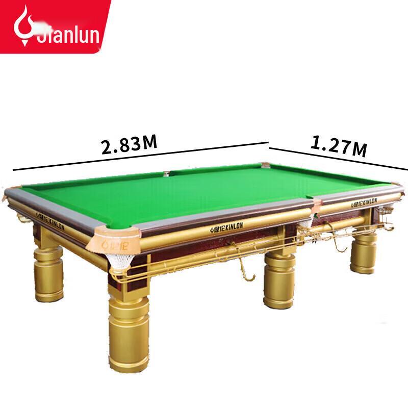 Jeeanlean 9-Foot Marble 8-Ball Billiard Table