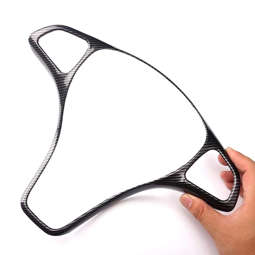 For Mercedes Benz A B C E GLA GLC CLA GLE GLS Class W246 GLC260 C200L W213 X253 X156 Car Steering Wheel Cover Decoration Trim