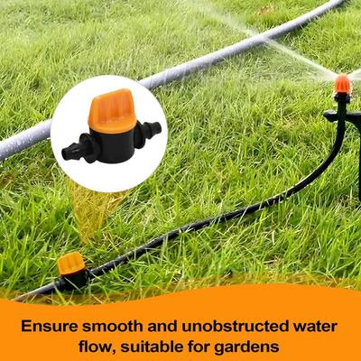 Sprinkler Valve 10X Drip Irrigation Shut Off Valves Water Control Parts Cut Off Equipment Anti-Drop Gadgets For Greenhouse Yard