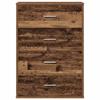 Sideboard Reclaimed Wood 60 X 31 X 84 Cm Engineered Wood