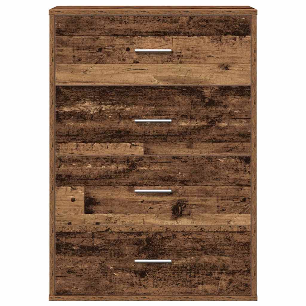 Sideboard Reclaimed Wood 60 X 31 X 84 Cm Engineered Wood