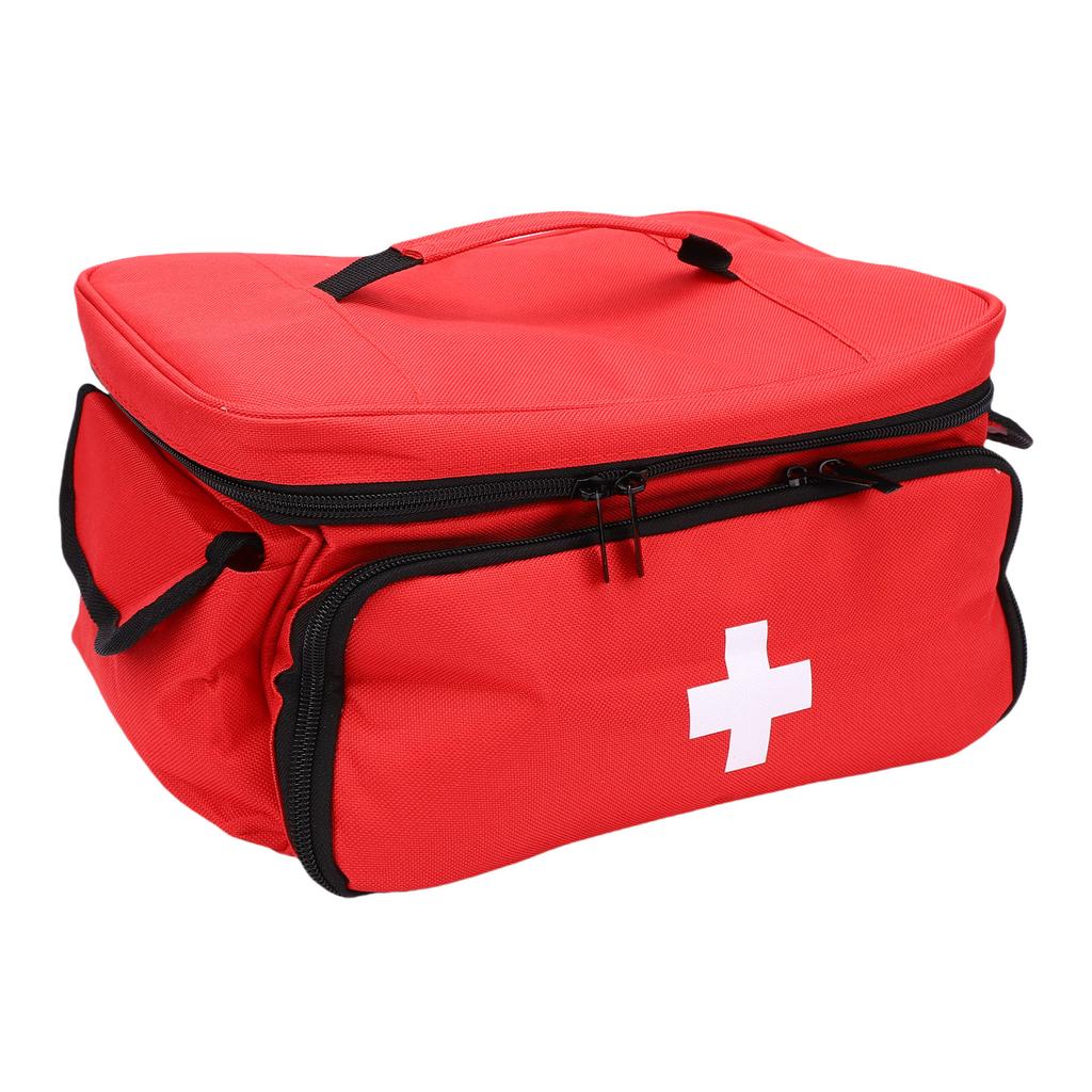 Medical Storage Bag Oxford Cloth Water Proof Portable Emergency Aid Pouch Medical Organizer Carrying Bag for Outdoor