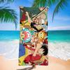 New Anime Character Printed Microfiber Beach Towel Quick Dry Water Absorbent Bath Towel