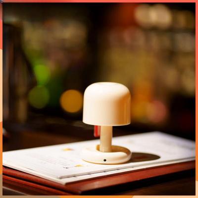 Mini stolová nočná lampa Kreatívna USB nabíjateľná LED nočná lampa v štýle húb do kaviarne s domácim zariadením spálne
